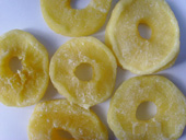Apple ring sugared