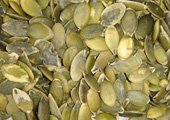 Pumpkin seed kernels, grown without shell