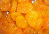 Whole apricot sugar added