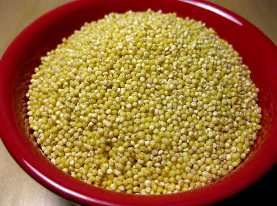 yellow millet raw