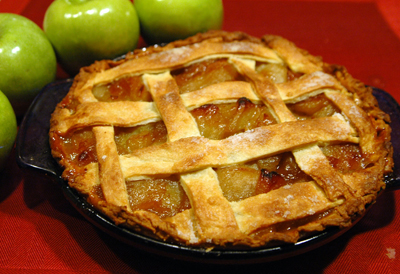 Apple Rings Pie