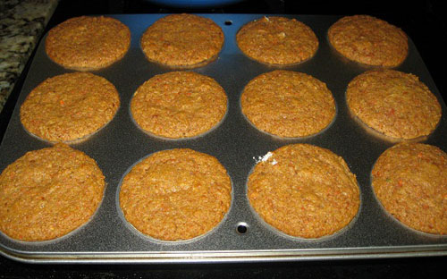 Dehydrated Carrots Muffins 