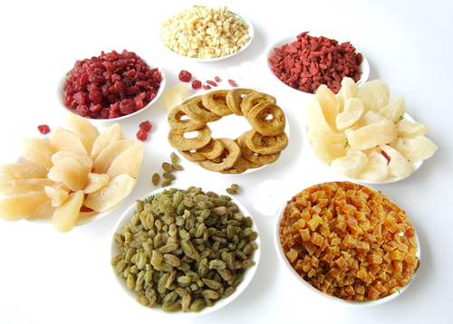 Dried Fruits List Show 